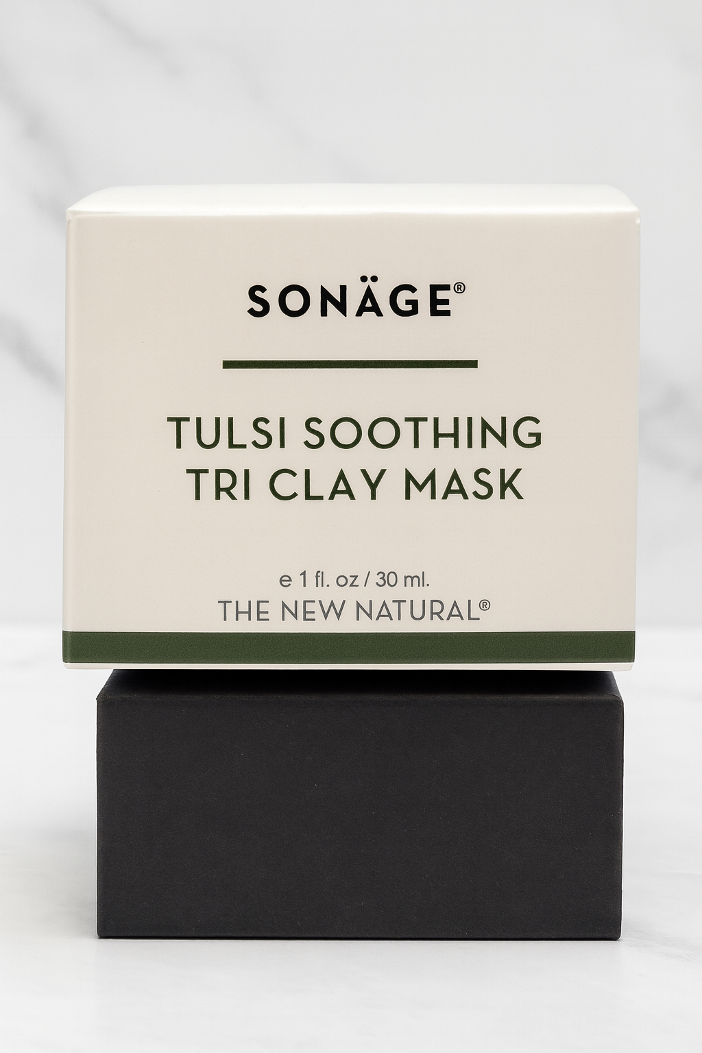 Sonáge Tulsi Soothing Tri Clay Mask (1 fl oz / 30 ml)